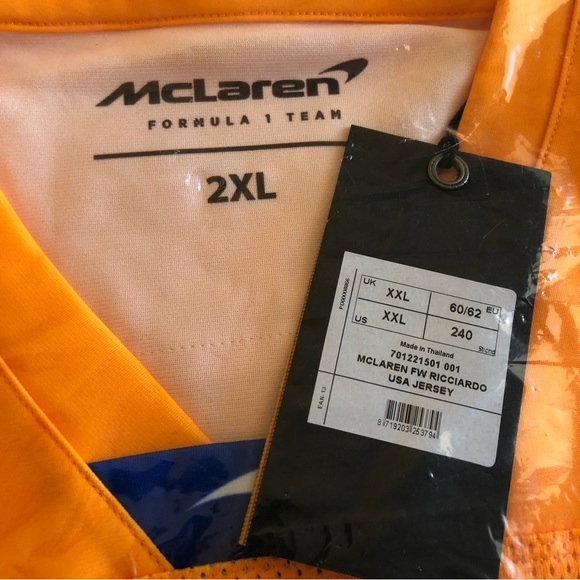 Daniel Ricciardo McLaren US GP Jersey XXL Formula 1 F1 - Picture 7 of 11